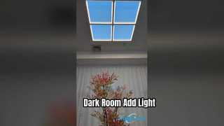 Illuminazione a soffitto personalizzata resa semplice Pannelli per lucernari artificiali che puoi combinare liberamente