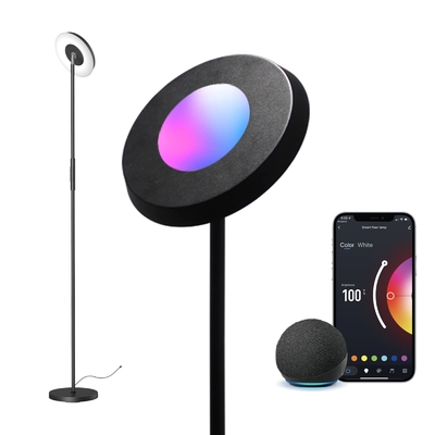 comprare Durevole multicolore della lampada da terra d'angolo di 24VDC LED RGB per la camera da letto fabbricazione online