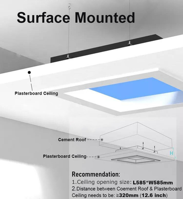 comprare 75W Flat Panel Night Light per applicazioni versatili CCT 2100K-7500K fabbricazione online