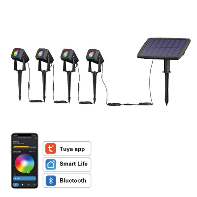comprare Faretti solari da prato resistenti al calore per esterni, luci di paesaggio che cambiano colore 2700K fabbricazione online