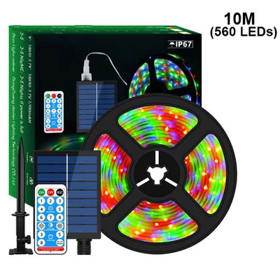 comprare IP67 Impermeabile Luce di Striscia Solare Esterna Resistente Al Calore Lunghezza 10M 2835 SMD fabbricazione online