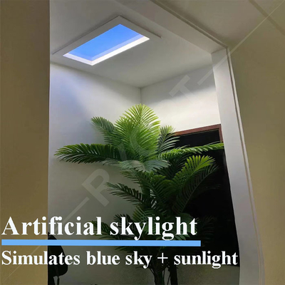comprare 6060 ha condotto la luce del giorno artificiale Tuya Smart del Faux del pannello per soffitti falso del lucernario fabbricazione online