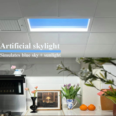 comprare Il lucernario artificiale del Faux di luce del giorno riveste il soffitto di pannelli 100W ha messo Dimmable montato fabbricazione online