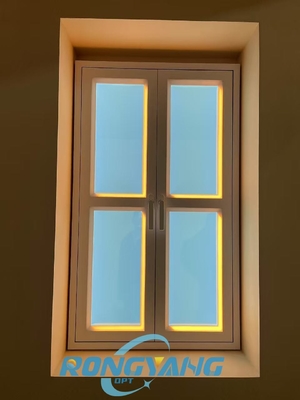 comprare Controllo intelligente lucernario Luce di soffitto Simula l'alba al tramonto Montaggio a parete L1332*W781*H66mm AC100-240V fabbricazione online