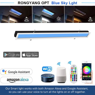 Plafoniera Smart 40W Sky Luce Cielo Realistica Telecomando/APP Controllo Voltaggio Globale