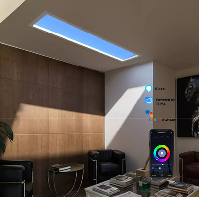 Lucernario LED artificiale da 50 Watt 30x60 Zigbee Gateway RGB che cambia colori