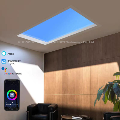 Tuya WiFi BT Control Innovative Smart LED Skylight Panel per interni moderni che offrono luminosità e estetica superiori