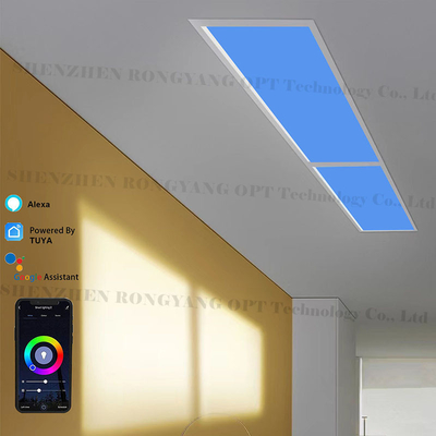 Tuya Wifi BT Control LED Skylight Panel Temperatura del colore dimmabile 2100-7000K