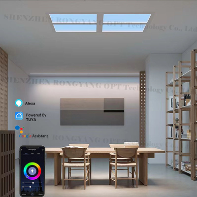 Cambia colore CCT montato su lucernario a LED artificiale da 200 W senza sfarfallio