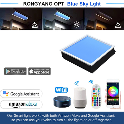 Commercial LED Smart Blue Sky Light Skylight Artificiale Clear Sky Light Con Direzione della Luce Regolabile