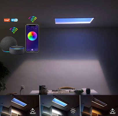 Ritmo circadiano artificiale del pannello 110VAC di luce solare di Istruzione Autodidattica 90 6000lm per l'ufficio