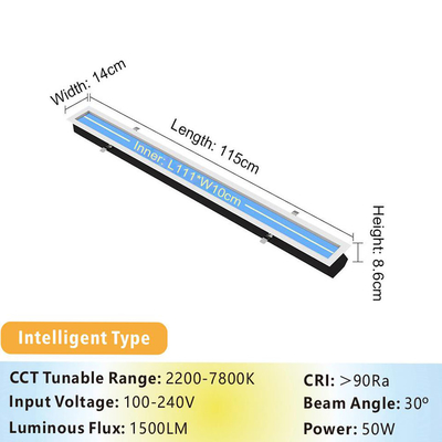 50W Skylight LED Panel Light 86mm Sottile 2000LM 100-240V L1150 XW 140 X H86mm
