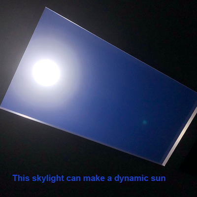 Telecomando per finestre finte con pannello solare artificiale multiscena 7800K LED