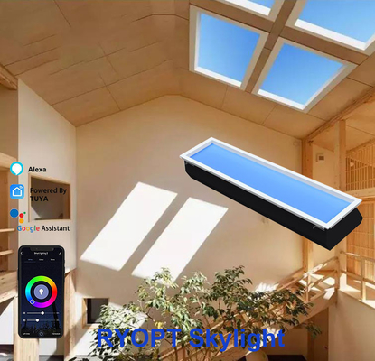 Pannello da soffitto a LED 110V 220V per interni 120X30 Tuya Alexa Control