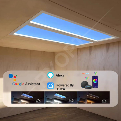 Tuya Controllo Wi-Fi Pannello di lucernario a LED 2100-7000K Temperatura del colore 6000LM Flusso luminoso