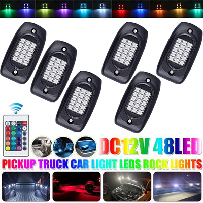 Kit luci rock RGB impermeabili a LED Controllo APP multifunzione