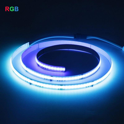Striscia pratica 3000K 5000K RGB COB LED per stanza 12V 24V Larghezza 10mm