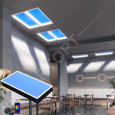 Pratico pannello luce diurna artificiale 200W 120x60 RGB da incasso