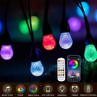 Telecomando a infrarossi 5V 48ft della luce della stringa di RGB di Natale per la festa
