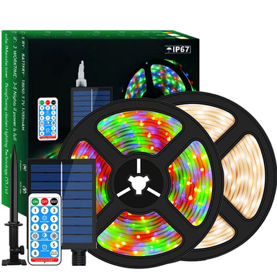 Multi luci di striscia solari pratiche del LED di scena, striscia impermeabile dell'interno del LED di RGB