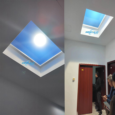 Pannello di luce solare artificiale in lega di alluminio con sorgente luminosa a LED per illuminazione personalizzata