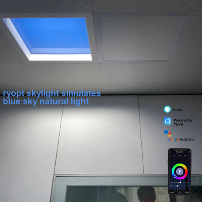 Controllo naturale piano di superficie di Tuya di luce solare delle luci di pannello del supporto 100W LED