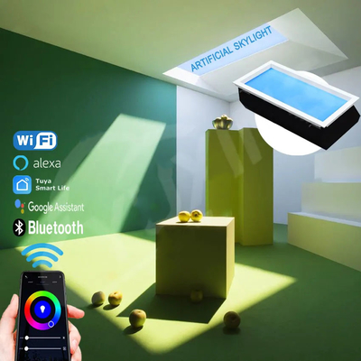 150W LED Falso lucernario con telecomando Nessun lampeggiante di luce blu Facile installazione