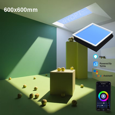 Ritmo circadiano principale falsificazione artificiale il TDC Turnable 2200K-7800K del lucernario 2x2 di luce del giorno
