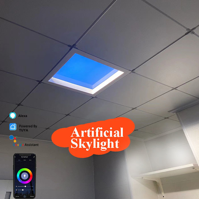 5000LM luci a LED a soffitto dimmabile Simulano la luce naturale e il cielo blu per un'illuminazione duratura