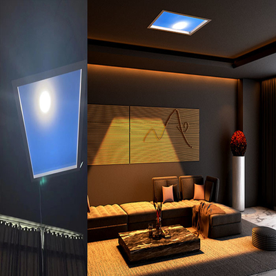 Smart Tuya Slim Luciera artificiale LED Blu cielo soffitto Pannello di luce solare