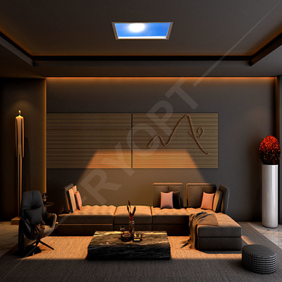 Luce blu artificiale Smart Tuya Plafond luminoso naturale LED Pane di lucernario 350W