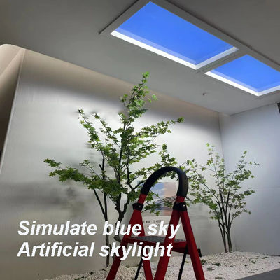 pannello per soffitti artificiale durevole del lucernario del LED 1200x300 100W 5500 lumen