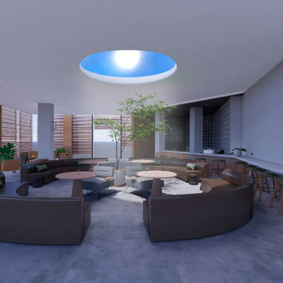 Luci artificiali a LED per il soffitto 100W regolabile Tuya Alexa Control