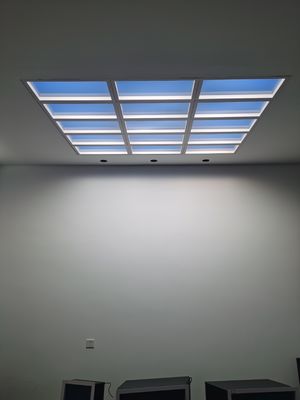 2x2ft Dynamic LED Skylight Panel 150W Full Spectrum 2100?? 7500K App e telecomando pronti