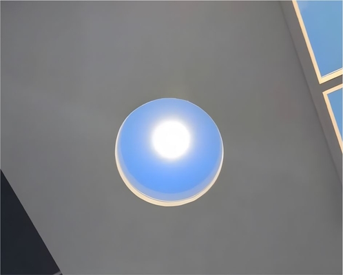 Lanterna solare artificiale avanzata di forma rotonda con sorgente luminosa costante e regolabile