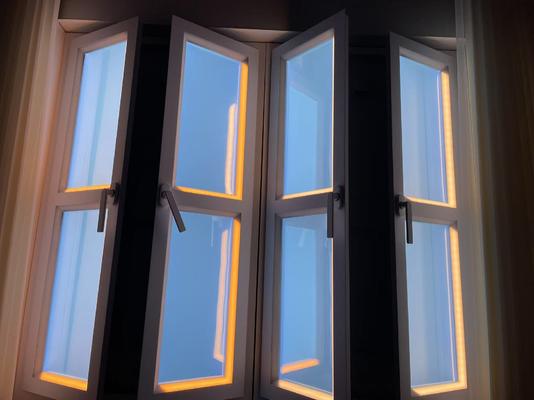 160W Smart Window Light con 10000 Lumens Luminosità 2100-7500K Colore chiaro e controllo Mesh5.0/DALI/0-10V