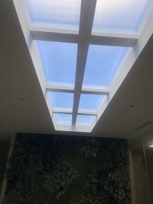 Fonte luminosa a LED artificiale incorporata per un consumo di energia di 150 W e metodo di installazione incorporato