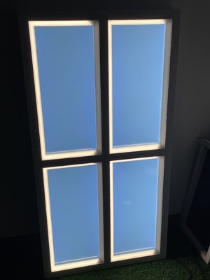 Luce Finestra Falsa con Colore 2100-7500K, Illuminazione a LED con Scattering di Rayleigh e Voltaggio 100-240V